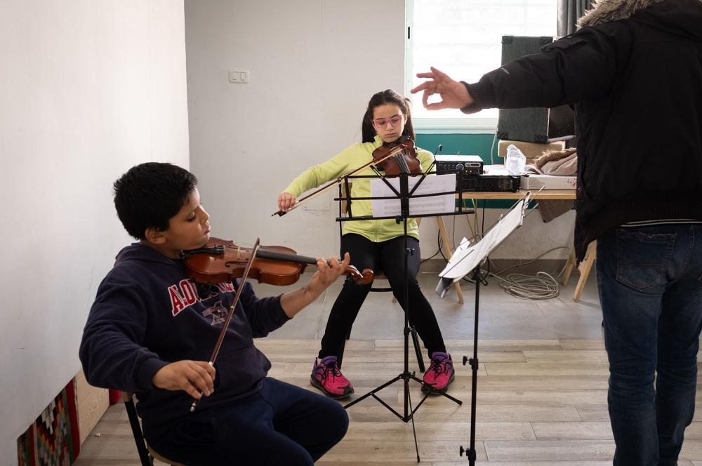 Atelier de violon avec Adw'Art