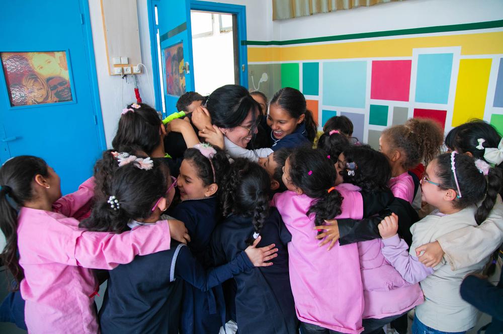 Atelier d'éveil musical par Iqadh avec les enfants de l'école de la Hafsia- médina de Tunis, 2021-2022