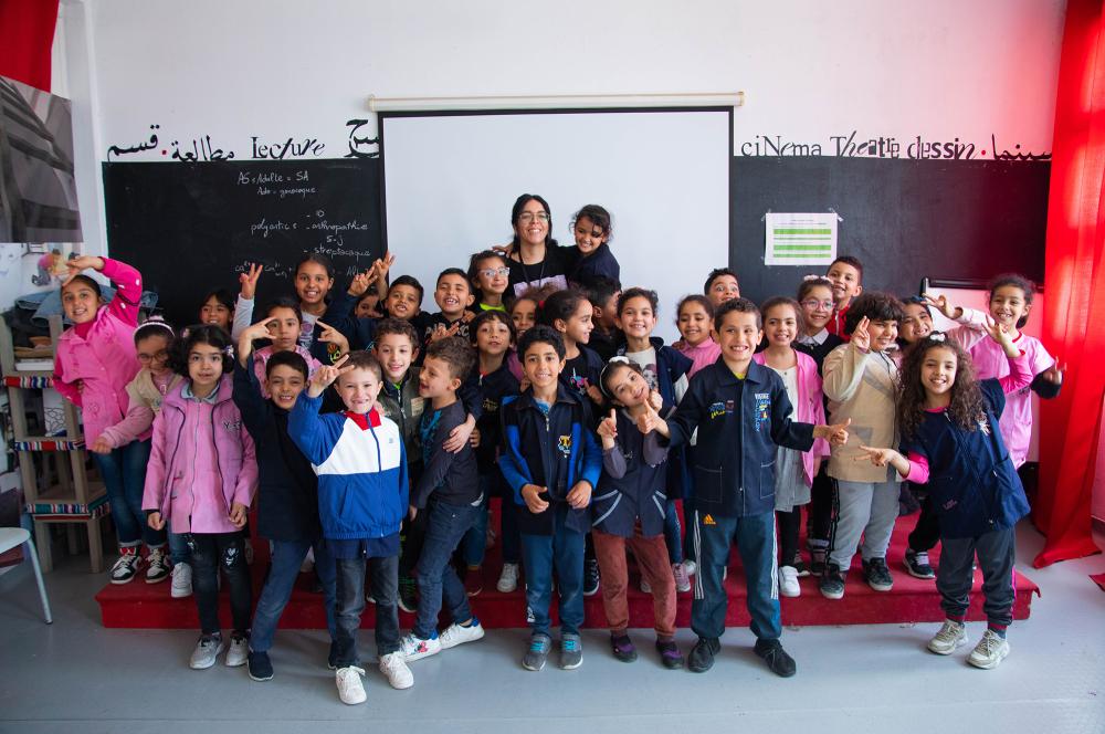 Atelier d'éveil musical par Iqadh avec les enfants de l'école de la Hafsia- médina de Tunis, 2021-2022