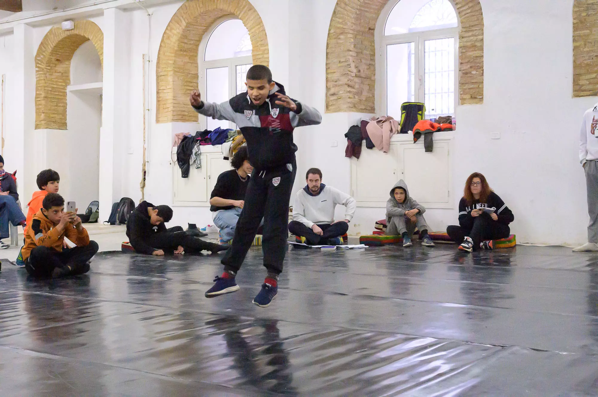 Andrew Graham's dance residency 2022-2023 at L'Art Rue - medina of Tunis, 2023