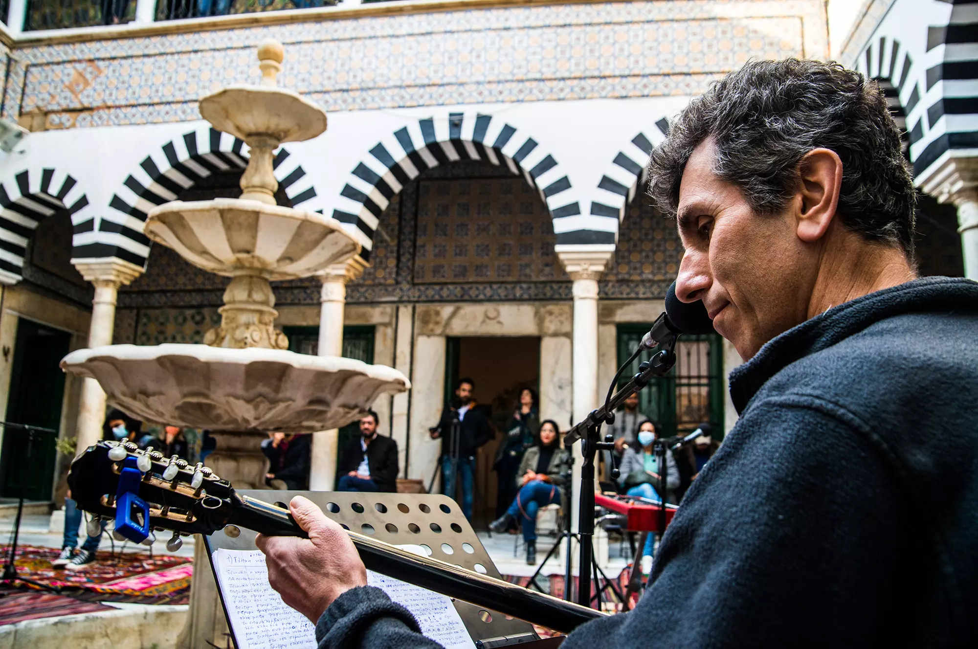 Résidence "Rébétiko-Maalouf" de Nidhal Yahyaoui, concert de sortie de la 1ère étape de résidence, Tunis - février 2021