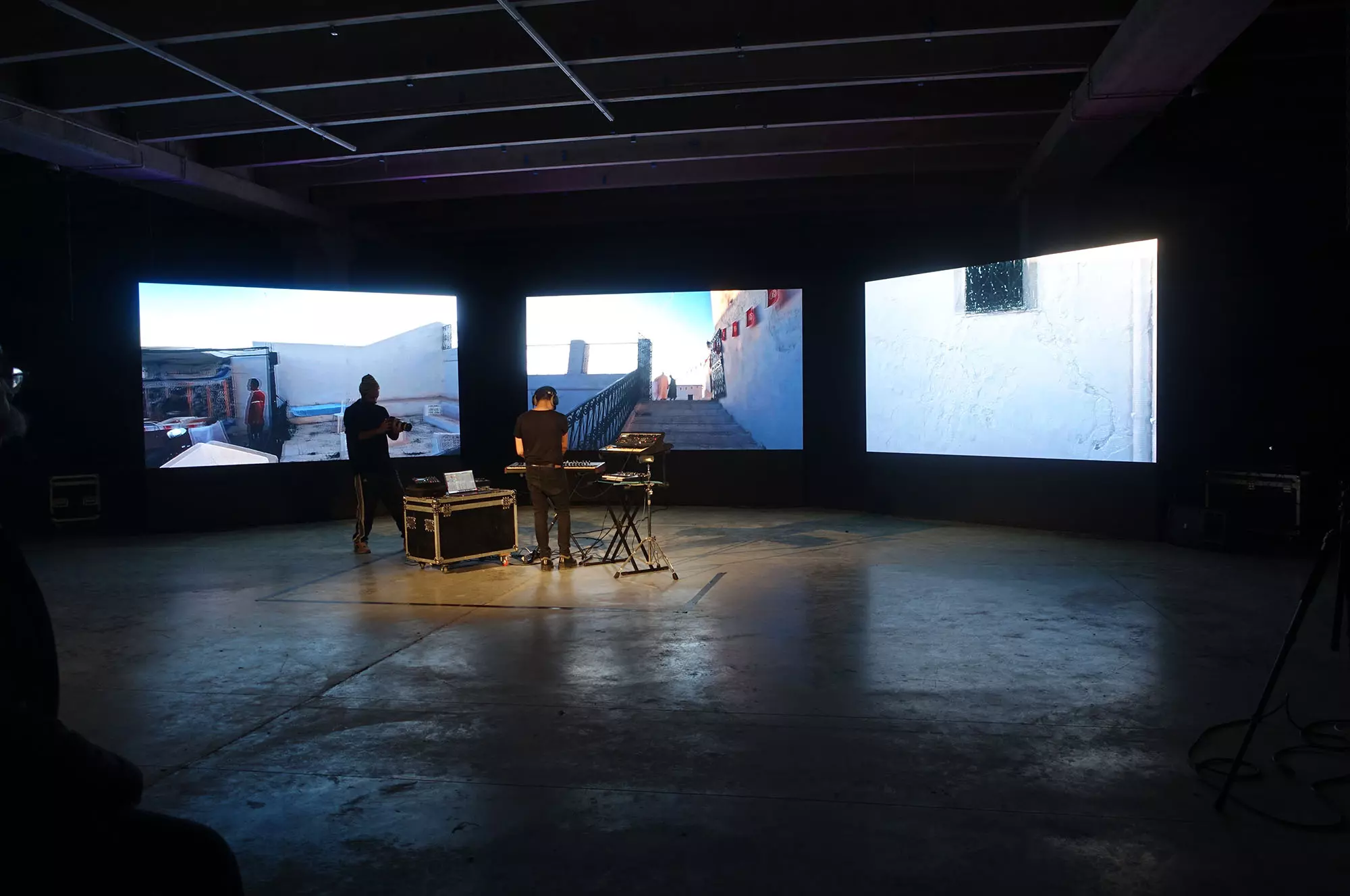 Artistic residency "Aichoucha" by Khalil Hentati at L'Art Rue, 2023, shooting of the teaser.