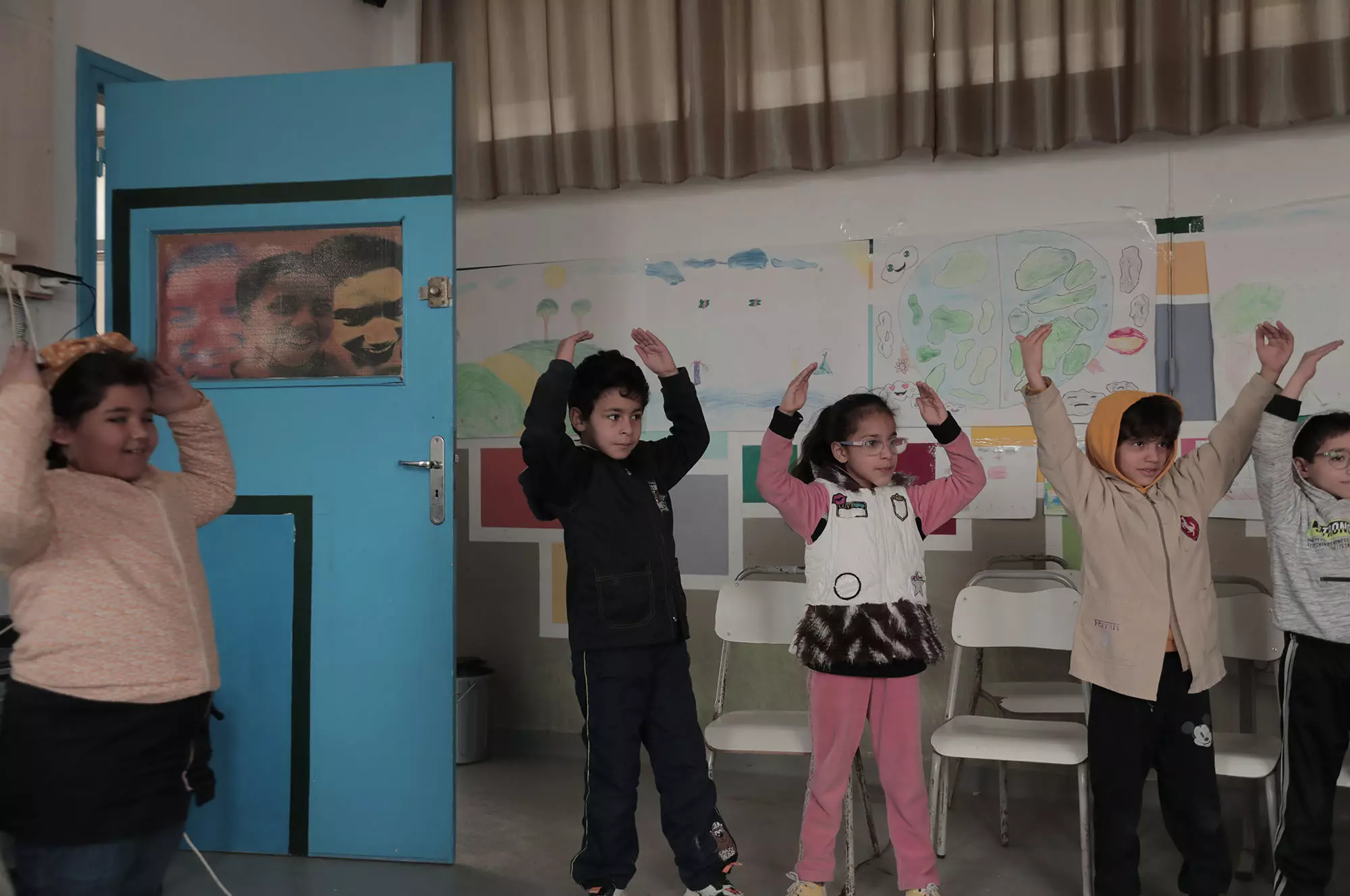 Musical awakening workshop by Iqadh with the children of the Hafsia school - medina of Tunis, 2021-2023