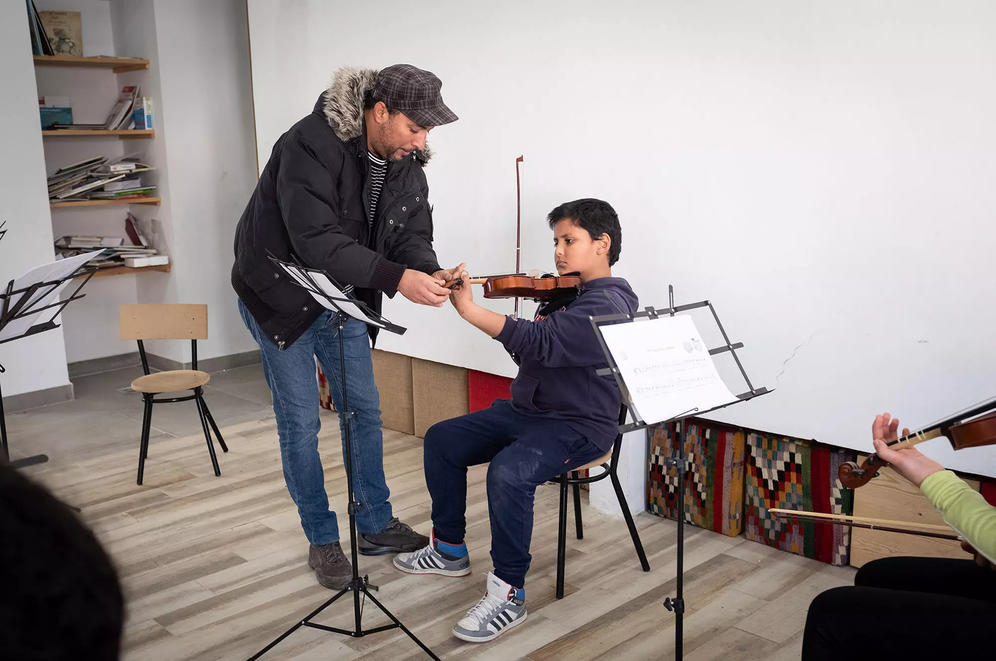 Atelier de violon avec Adw'Art