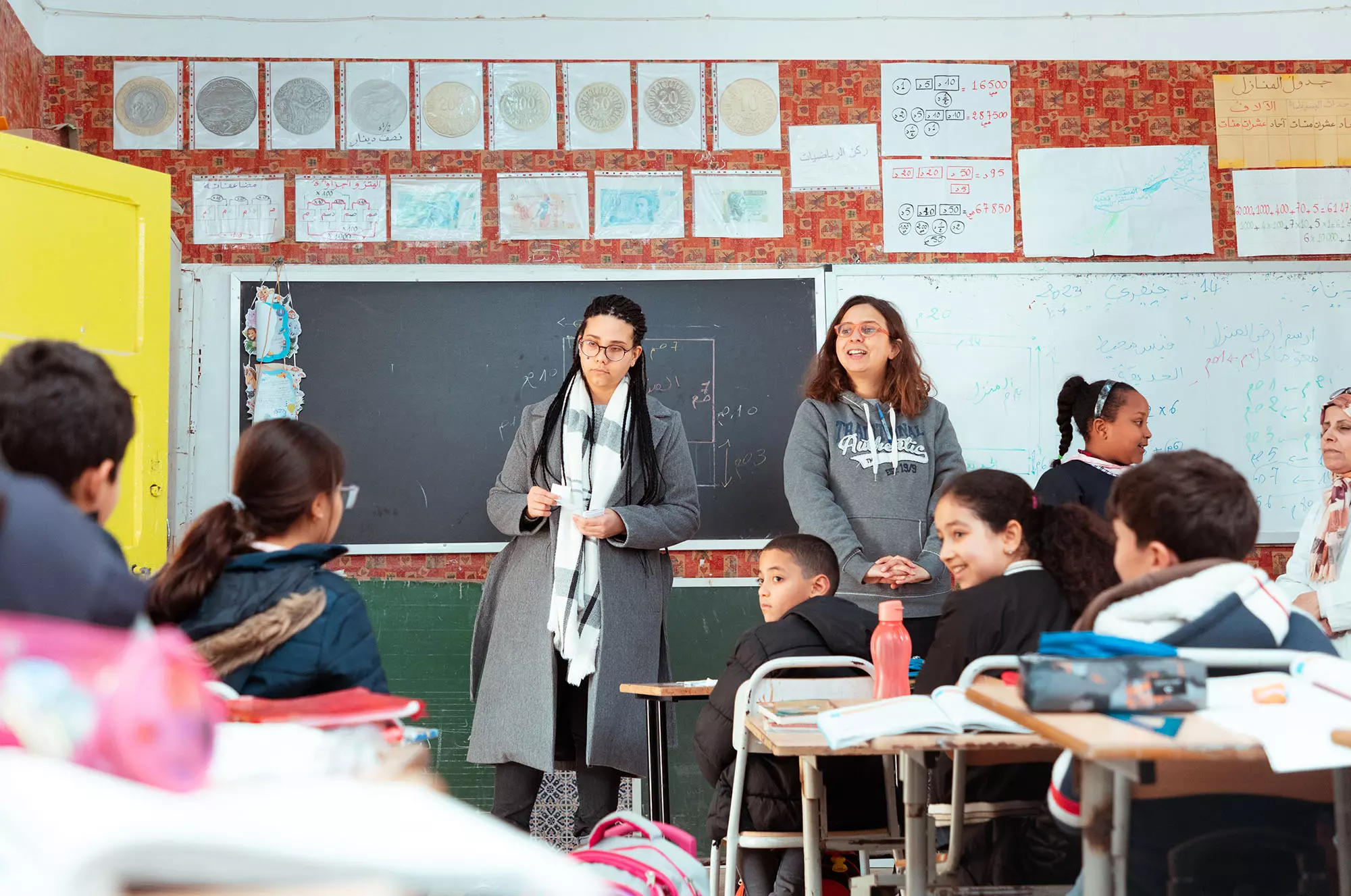 Qismi al Ahla, école primaire Alhidaya - Gabès, atelier civiques et élections, 2022-2023