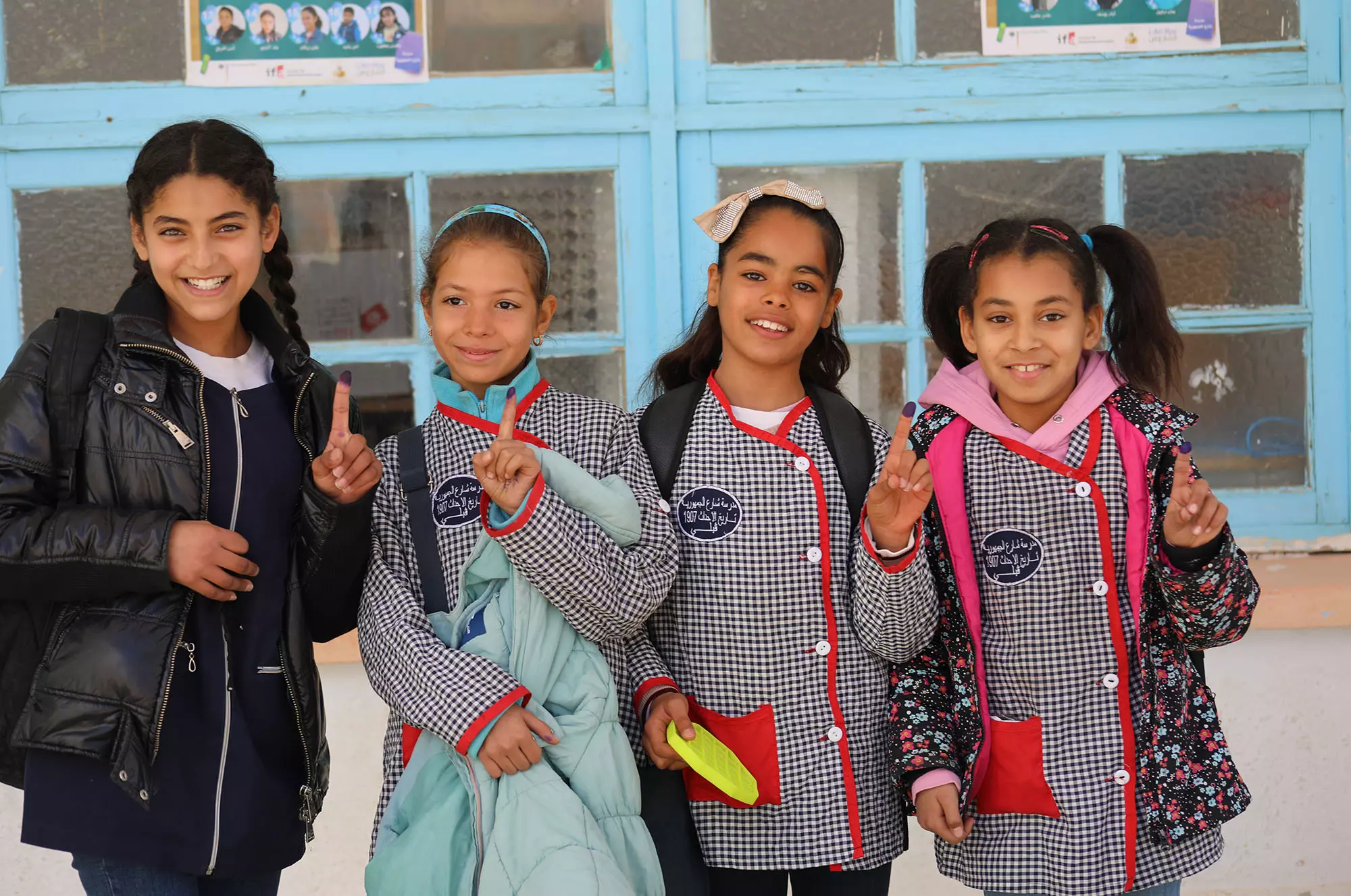 Qismi Al Ahla, école primaire dite avenue de la République – Kébili, atelier civiques et élections, 2022-2023