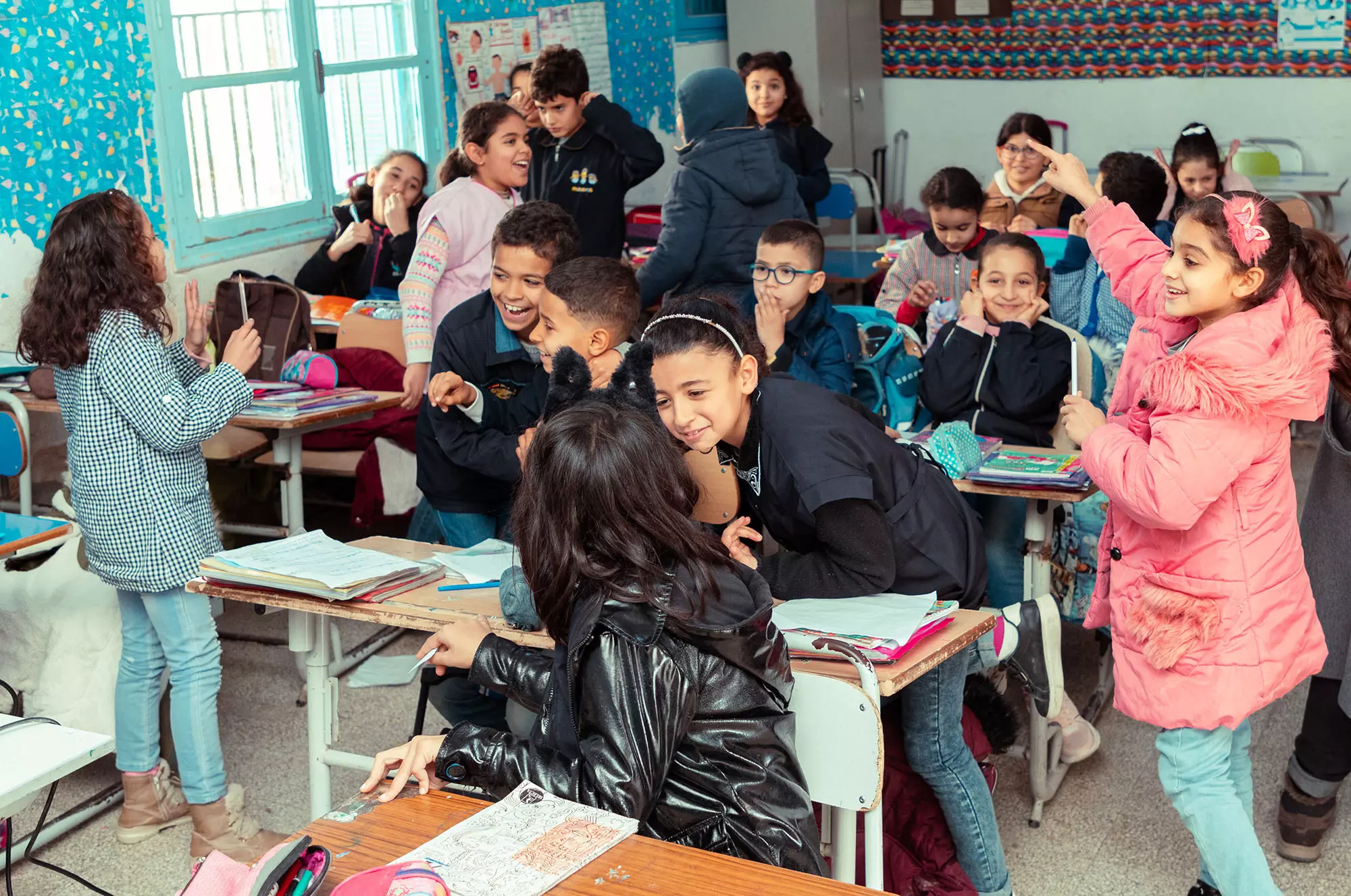 Qismi al Ahla, école primaire Alhidaya - Gabès, atelier de conception, 2022-2023