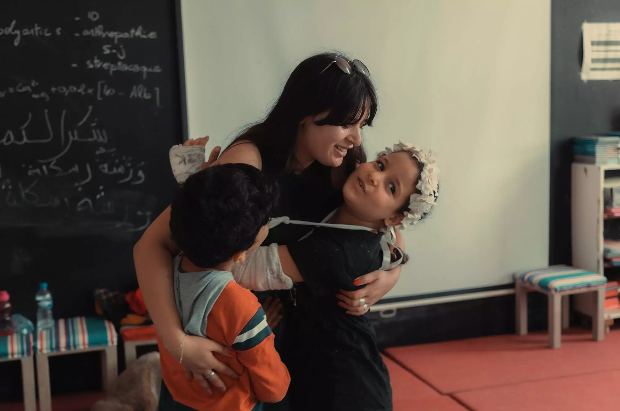 Iqadh's early-learning music workshop with children from the Hafsia school - Tunis medina, June 2023
