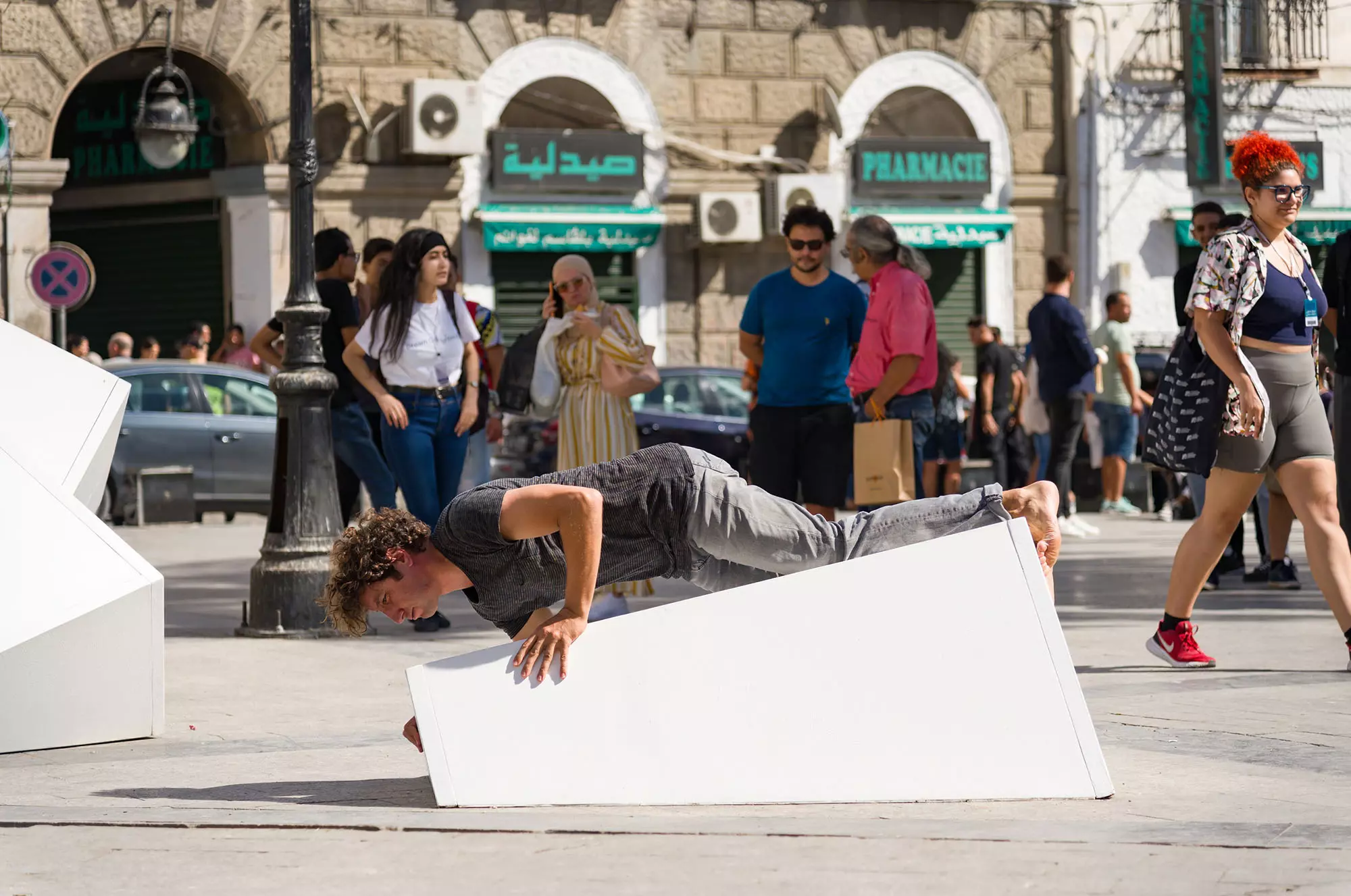 Floe par Jean Baptiste André, Dream guests, Festival Dream City, Tunis, 2023.