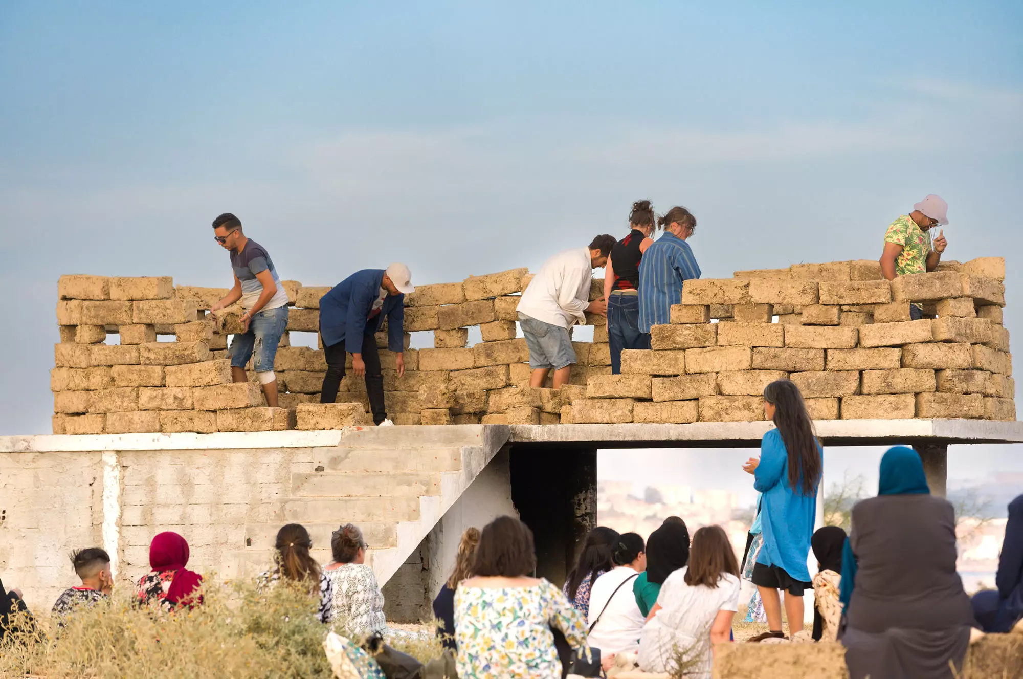 Un pacte avec les eaux - La mise en commun avec Sejoumi de Natural Contract Lab, Créations, Festival Dream City 2023, Tunis.