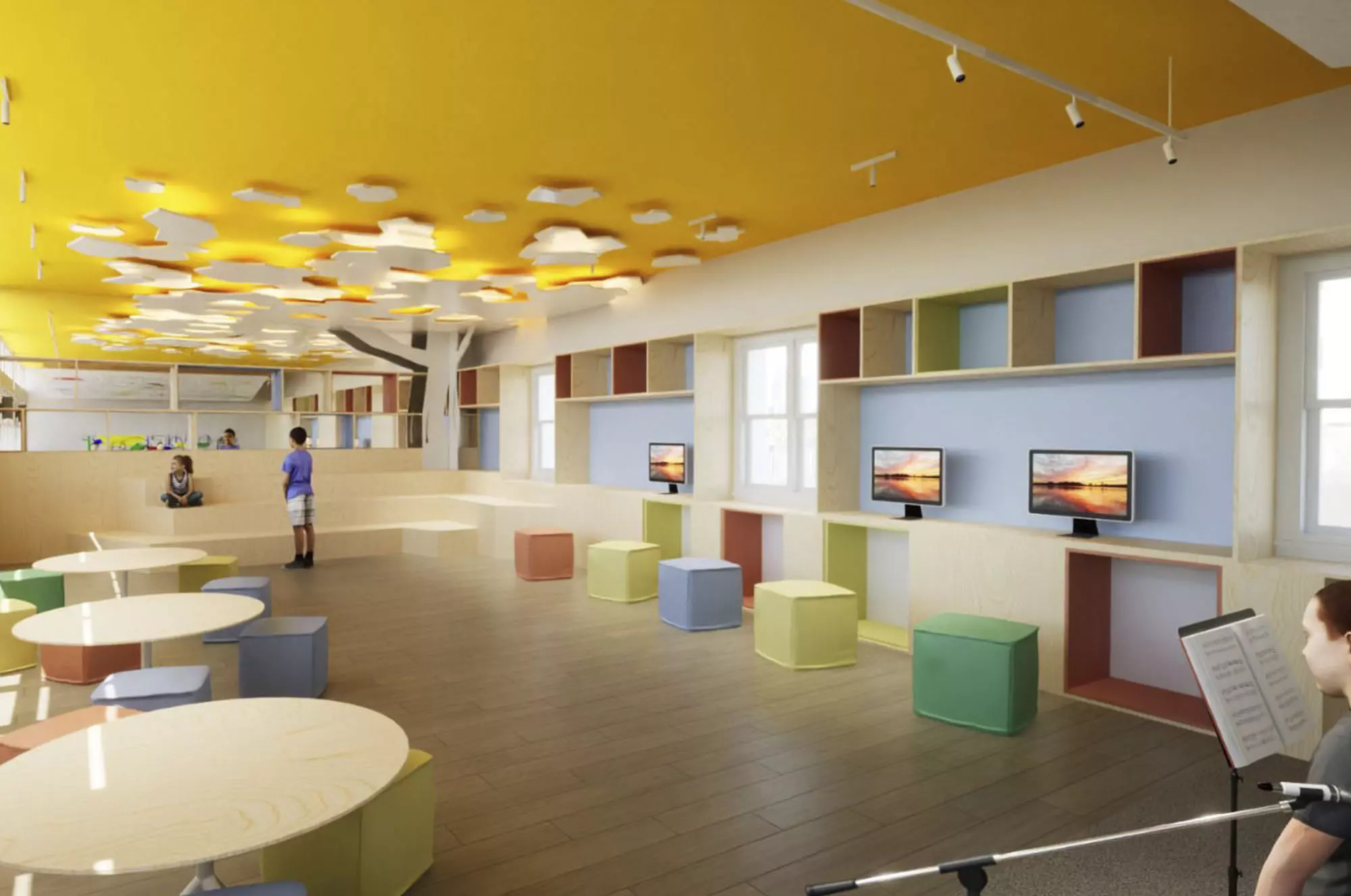 Qismi al Ahla, école primaire Alhidaya - Gabès, atelier de conception architecturale, 2023