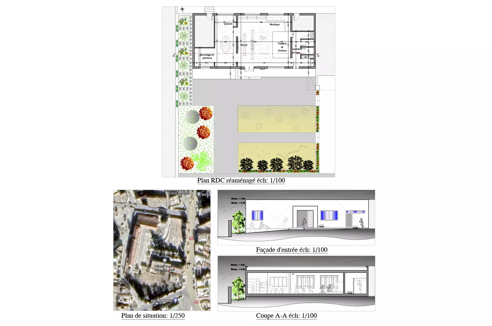 Chaker Primary School - Makther / Siliana, architectural design workshop, 2023