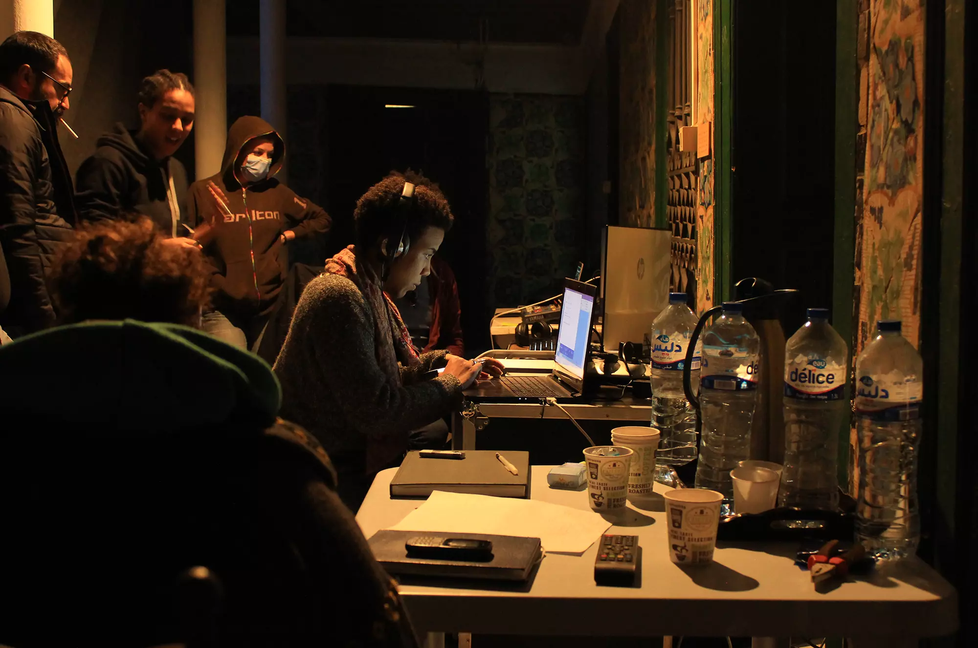 Behind the scenes of "Fragments" - Adaptation by Oumaima Bahri in DPDW Performance Room, 28.01.22