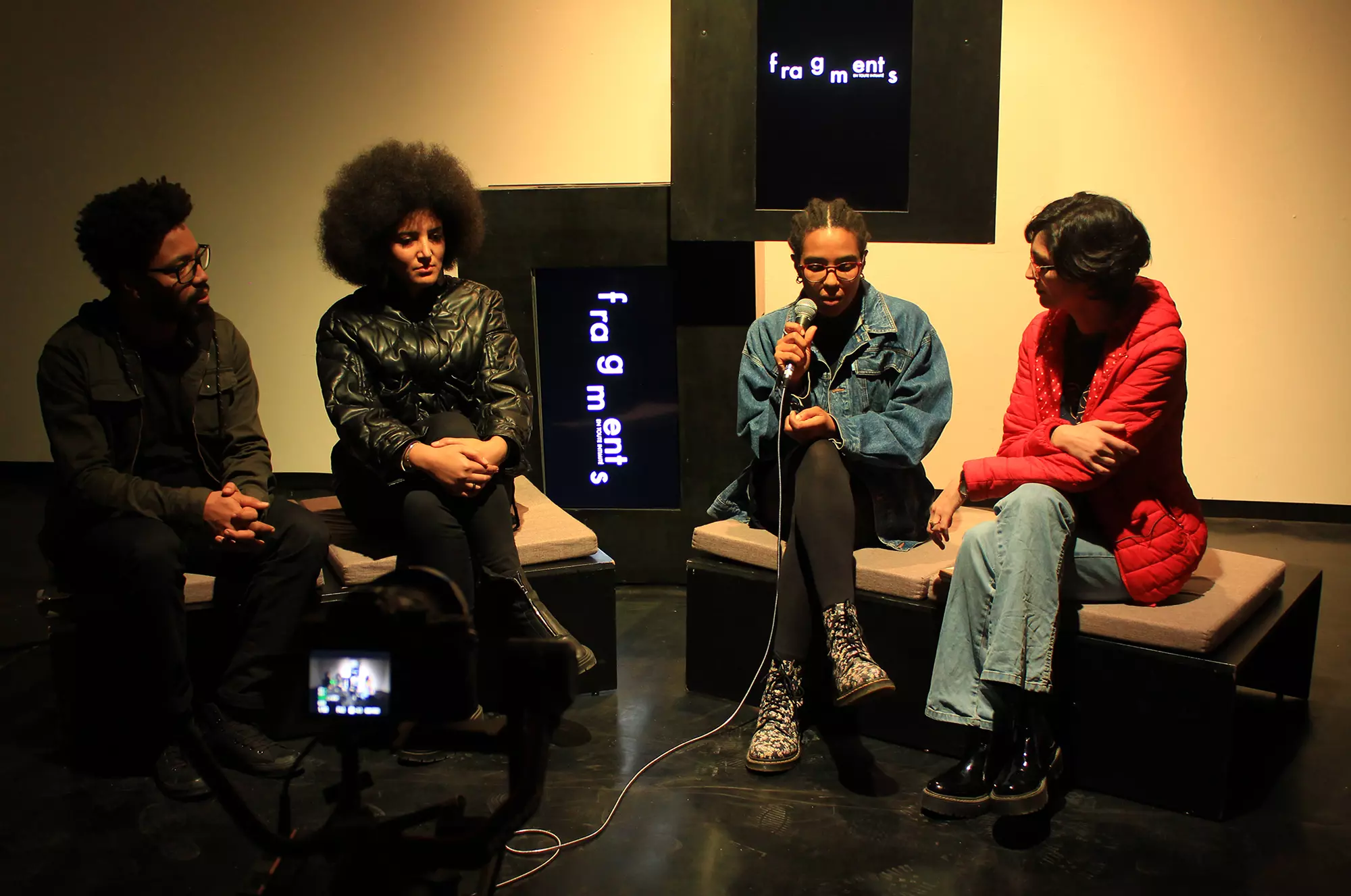 Behind the scenes of "Fragments" - Adaptation by Oumaima Bahri in DPDW Performance Room, 28.01.22