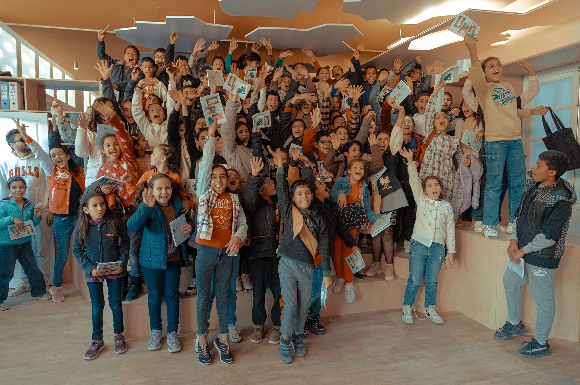 Qismi al Ahla, école primaire Alhidaya - Gabès, 2022-2023, Inauguration de l'espace.
