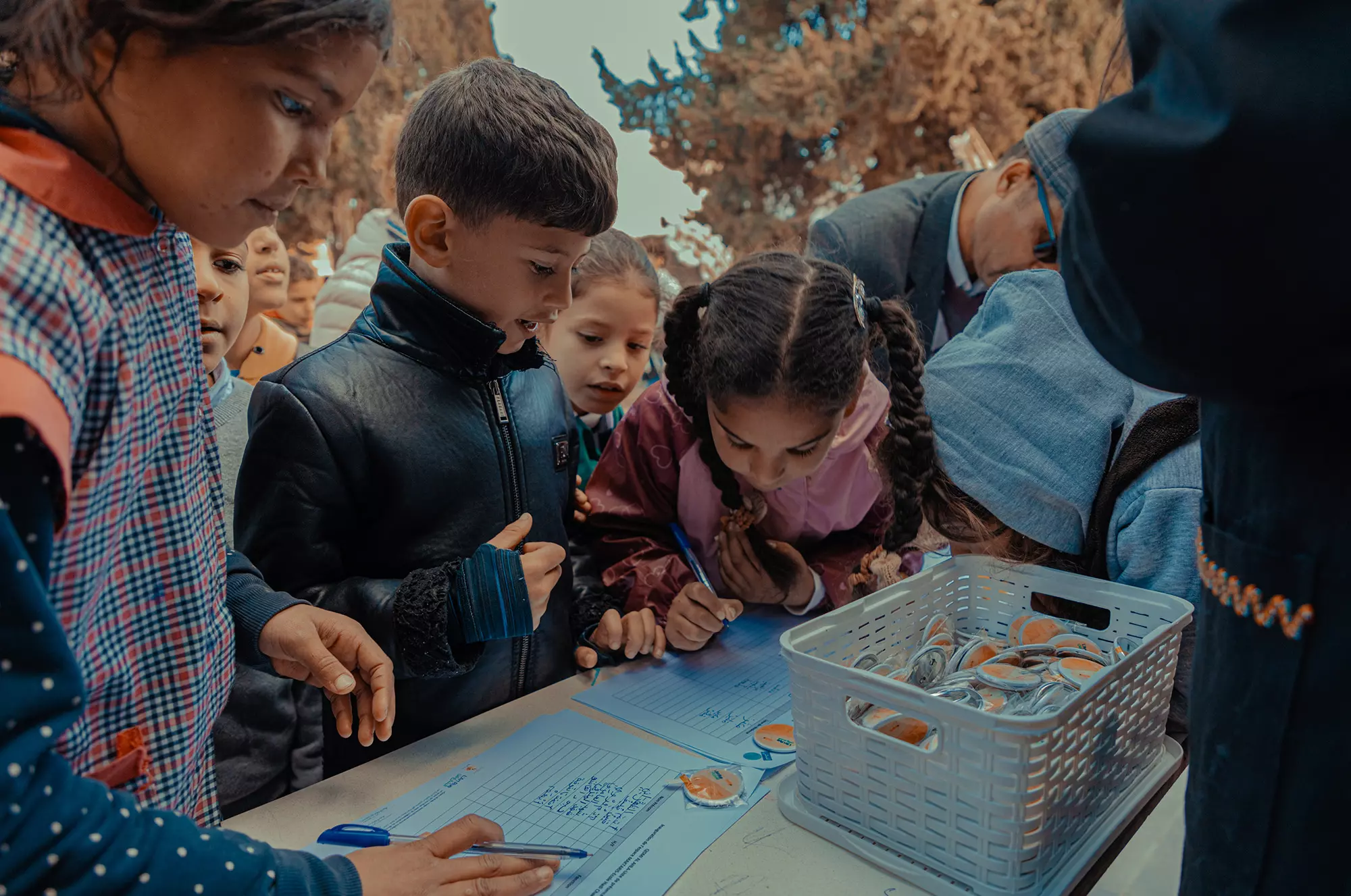 Qismi Al Ahla, Chaker Primary School - Makther / Siliana, 2022-2023, transformation of the space.