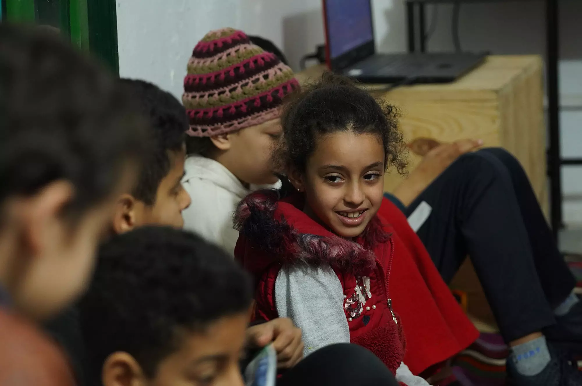 Atelier d'analyse filmique avec Asma et Nourchane, Art et Education, L'Art Rue, mars 2024