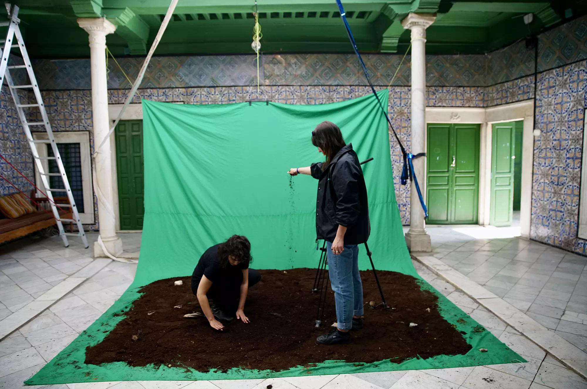 Résidence "The Dido problem" d'Areej Huniti et Eliza Goldox, 2021