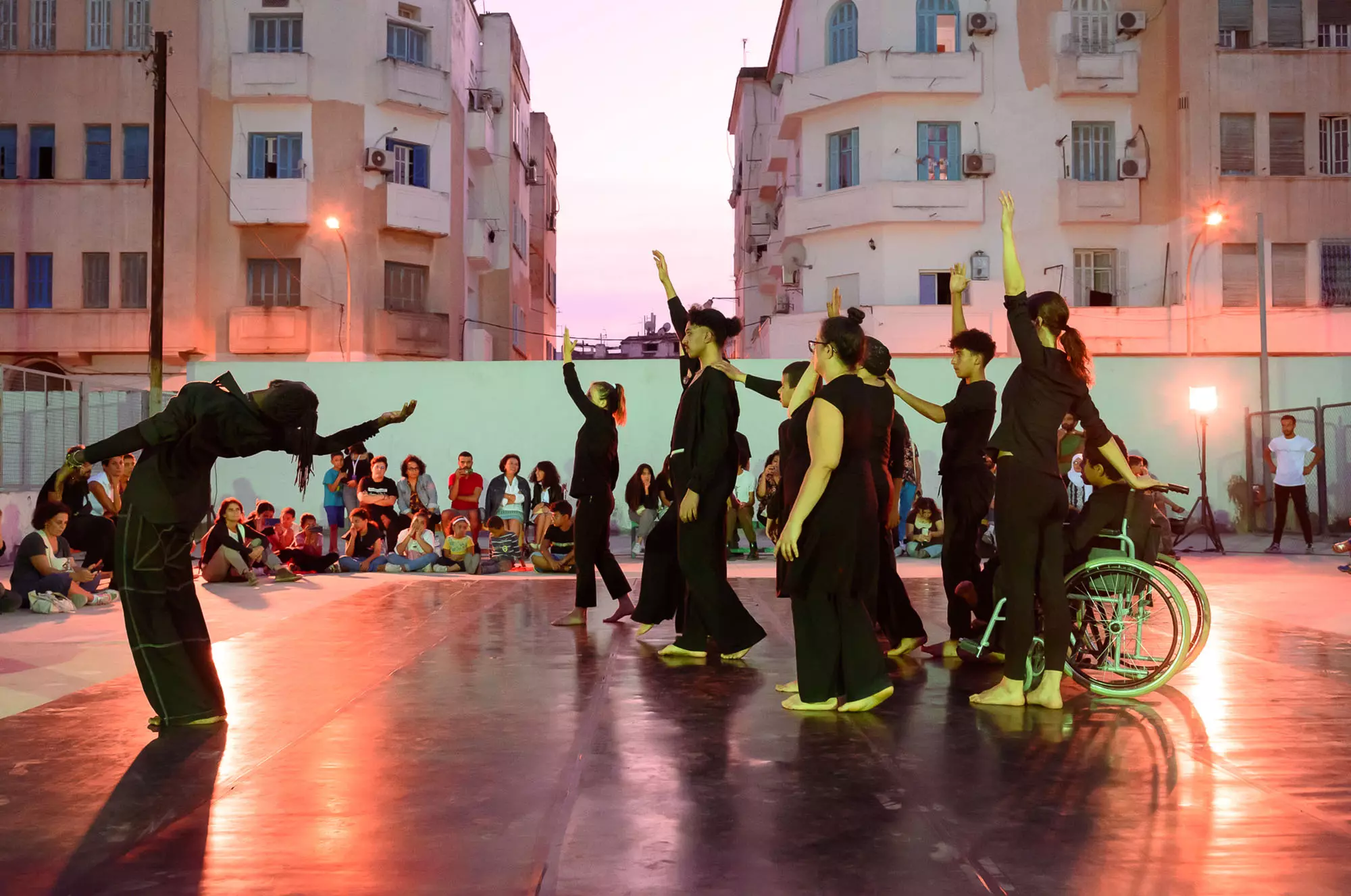Andrew Graham's dance residency 2022-2023 at L'Art Rue - medina of Tunis, 2022