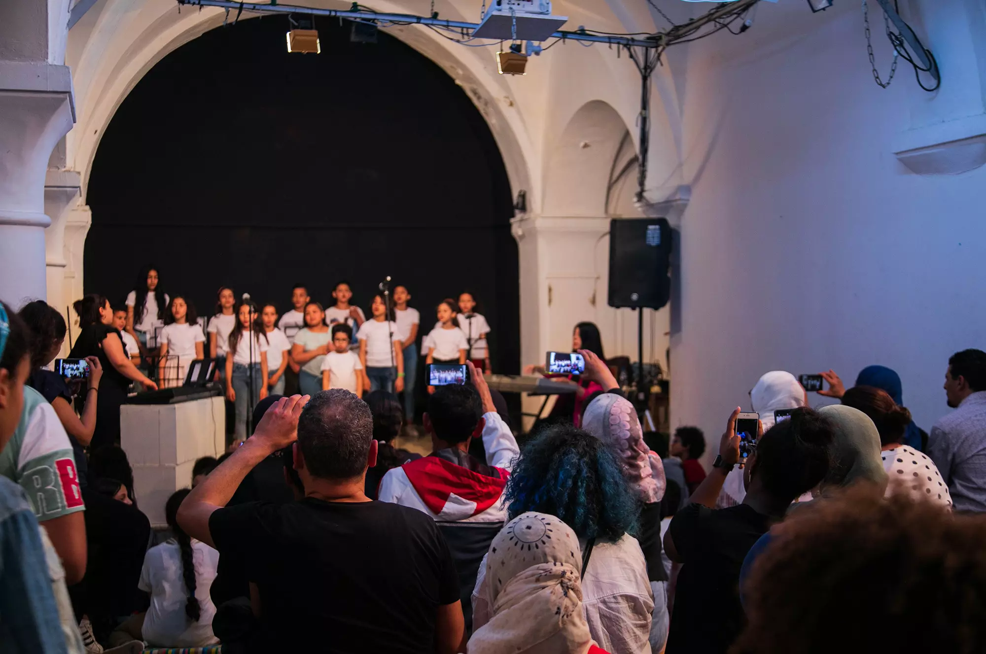 Children's music workshop at L'Art Rue with Amina Sanhaji, 2021-2022