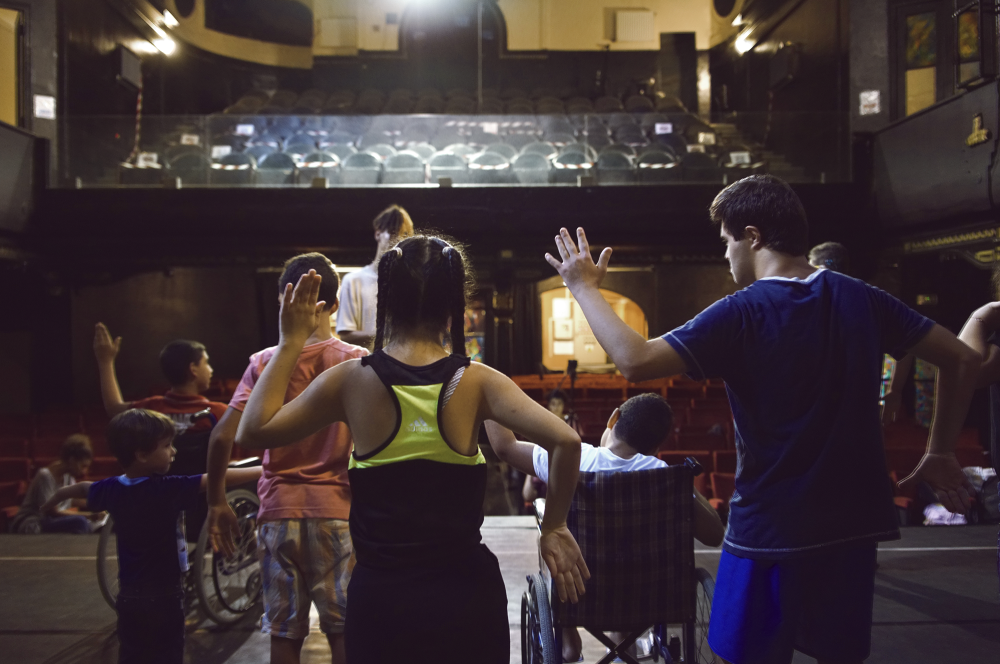 Atelier danse d'Andrew Graham avec des enfants - médina de Tunis, 2021