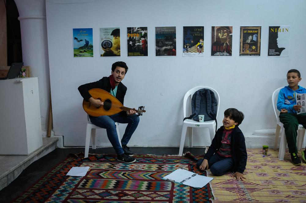Atelier de chorale avec Mohamed Ali Khmiri