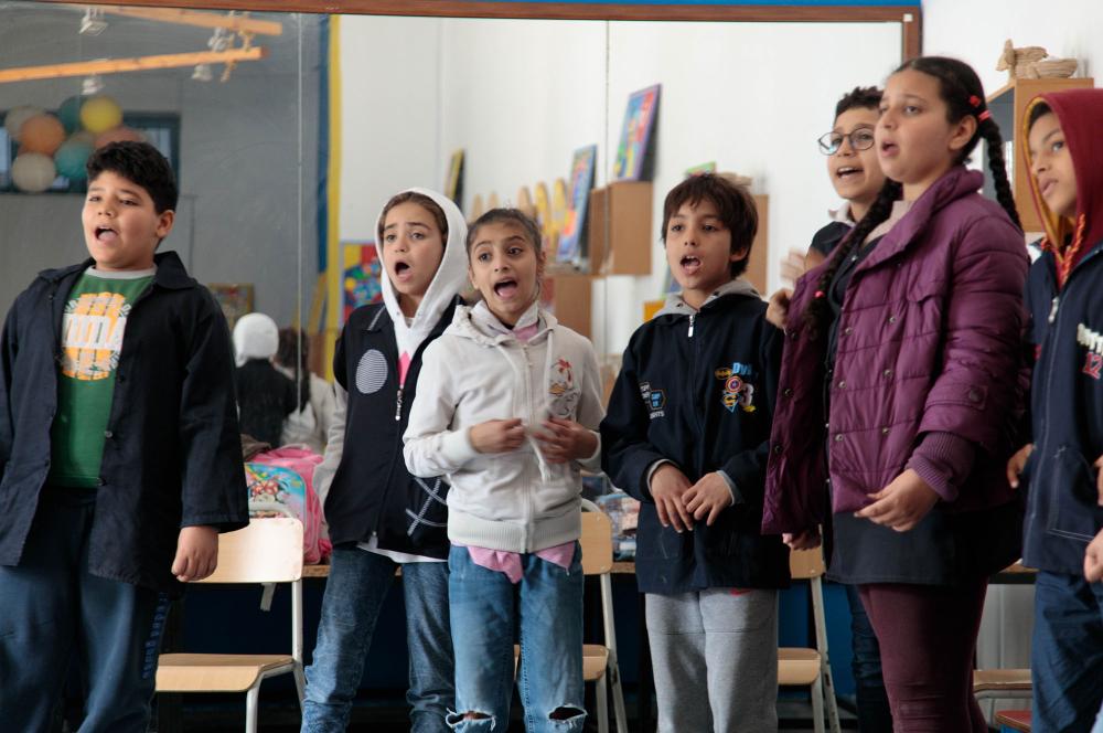  Musical awakening workshop led by Iqadh with the children of the Bab Souika school - medina of Tunis, 2021 to 2023