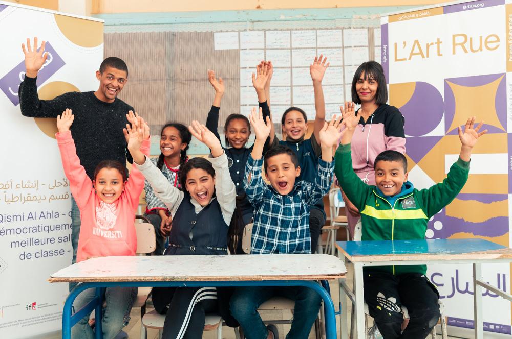 Qismi Al Ahla, école primaire dite avenue de la République – Kébili, jury des enfants, 2022-2023