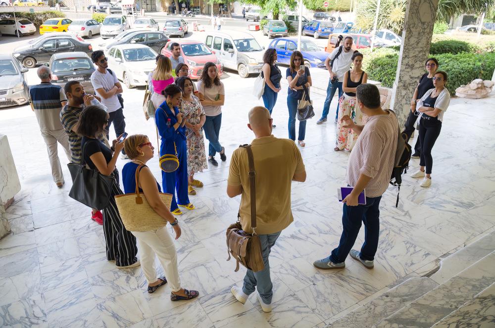 Conférence de presse Dream City 2023, un festival d'art dans la ville, Tunis.
