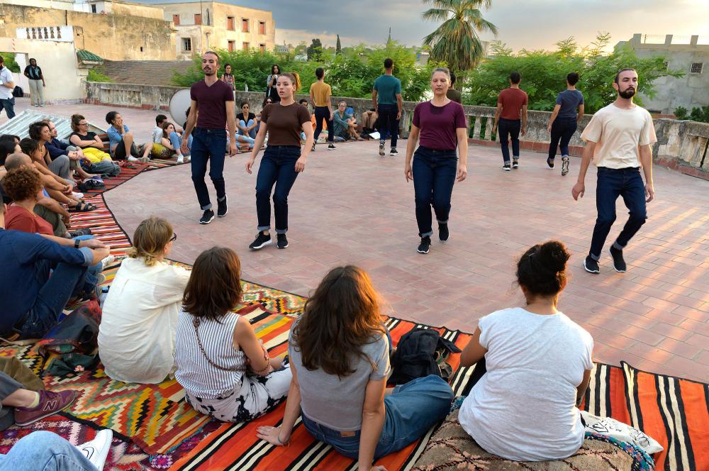 Gouâl in Situ by Filipe Lourenço - Cie Plan K, El Hamra Theatre rooftop, Creations, Dream City 2023 Festival, Tunis.