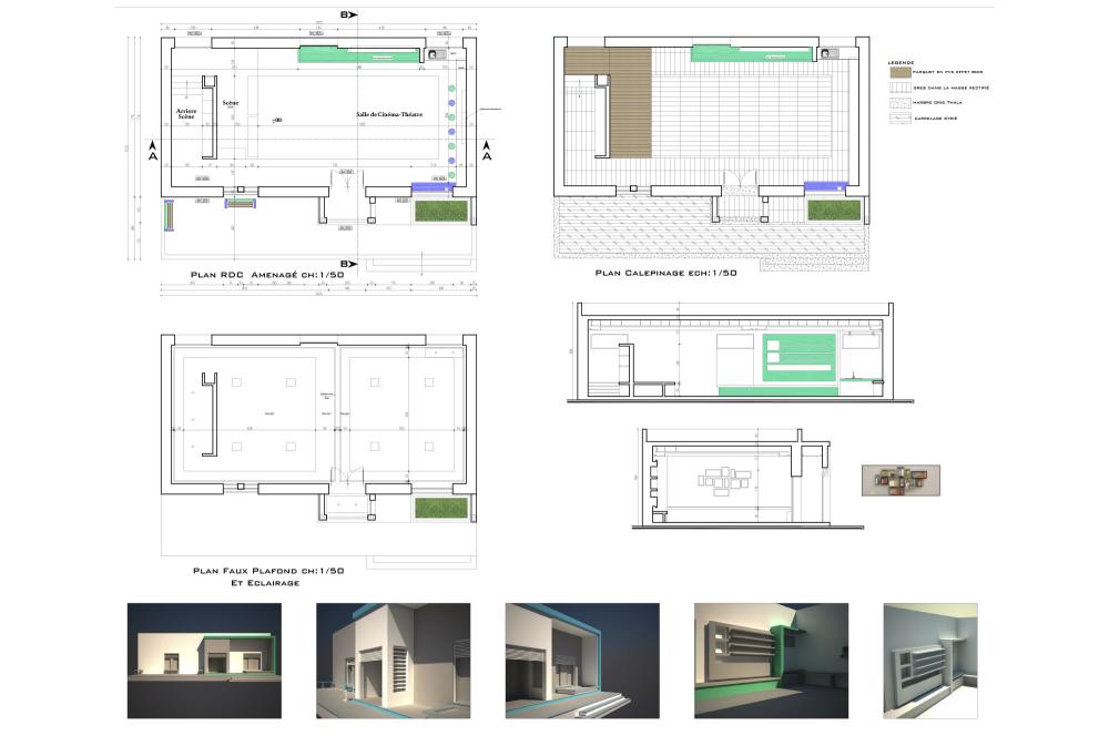 Qismi al Ahla, école primaire Al Ahwech - Feriana / Kasserine, atelier de conception architecturale, 2023