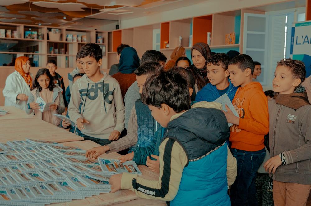 Qismi al Ahla, école primaire Alhidaya - Gabès, 2022-2023, Inauguration de l'espace.
