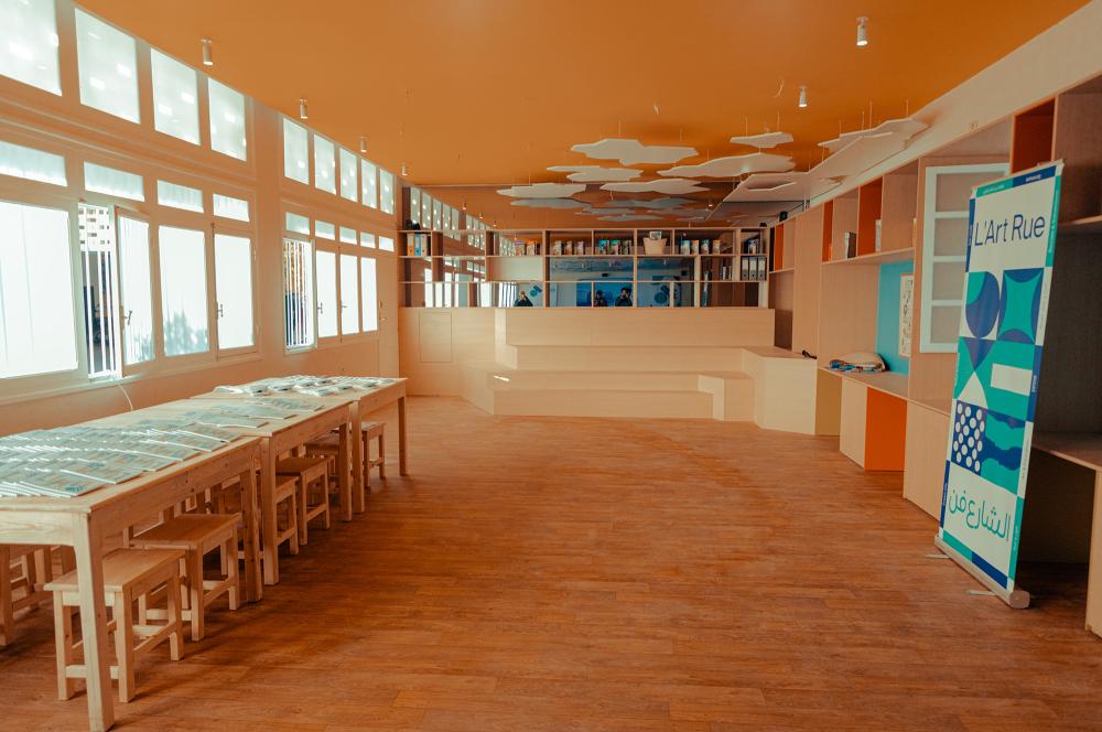 Qismi al Ahla, école primaire Alhidaya - Gabès, 2022-2023, Inauguration de l'espace.