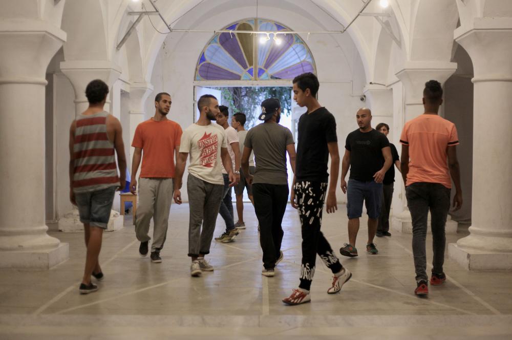 Résidence artistique « El Aers » de Corps Citoyen, L'Art Rue, Tunis 2016.