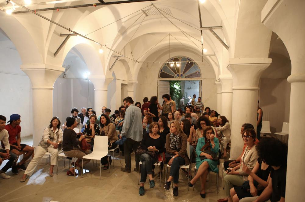 Résidence artistique « 99 problèmes » d'Héla Ammar, L'Art Rue, Tunis 2017.