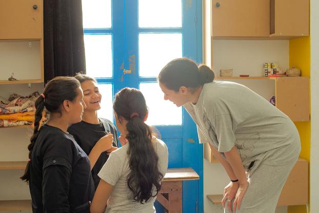 Mouna Ben Haj zekri's theater workshop with children from the Beb Souika school - Tunis medina, 2024