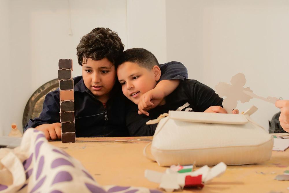 Video creation workshop with children from the Kotteb Louzir school - Tunis Medina, 2023-2024