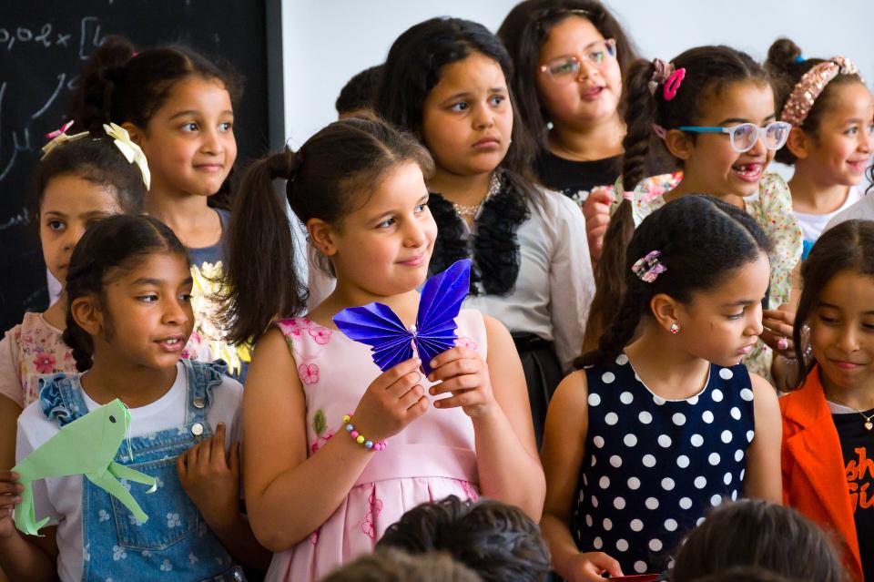 Atelier d'éveil musical par Iqadh avec les enfants de l'école de la Hafsia- médina de Tunis, 2023-2024