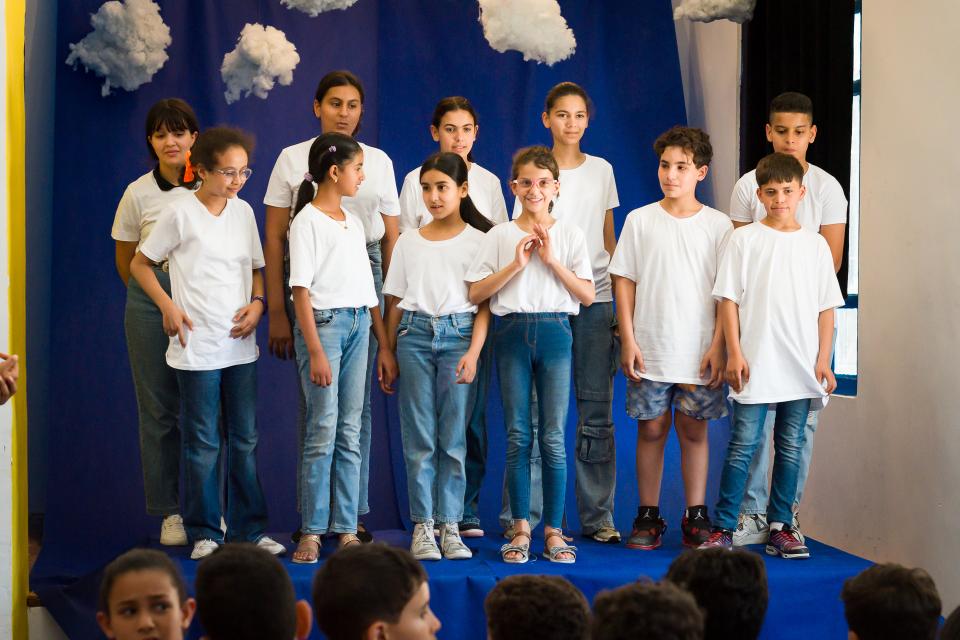 Mouna Ben Haj zekri's theater workshop with children from Beb Souika school - Tunis Medina, 2024