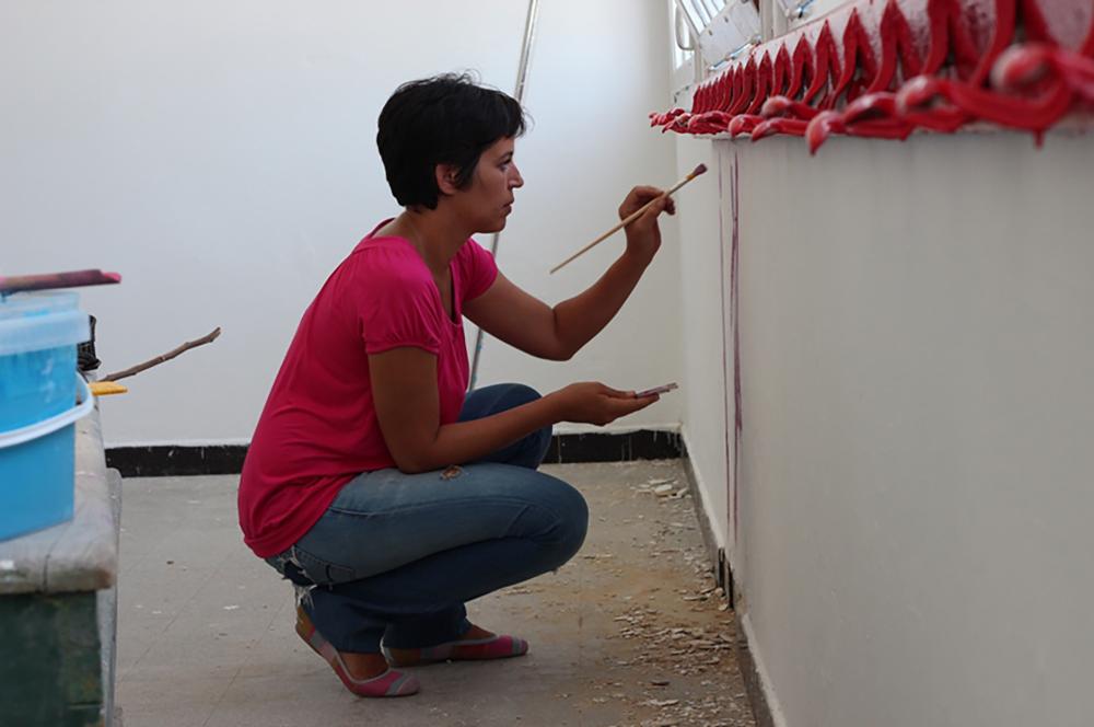 "Change ta Classe!" at Hakim Kassar public primary school, Hafisa. Tunis, 2012