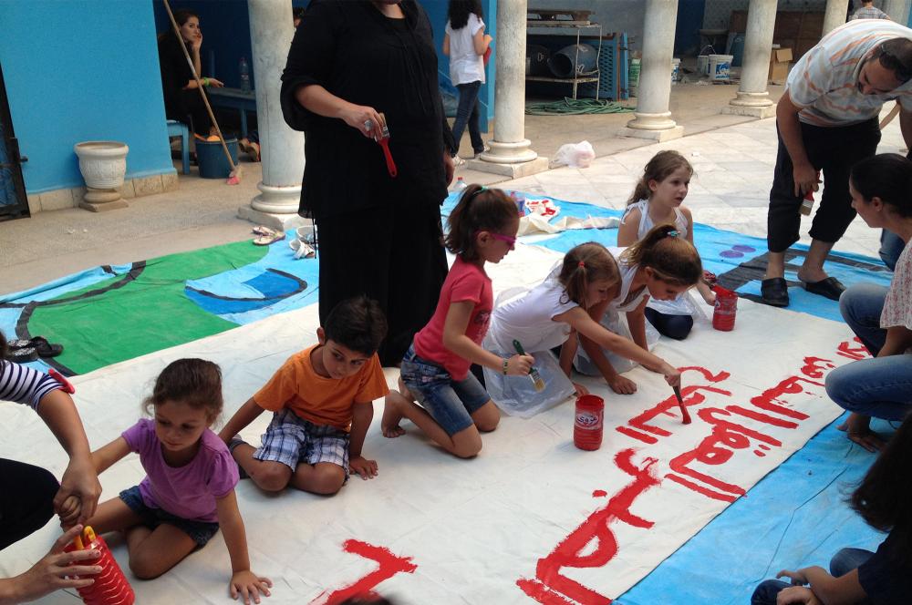 « Change ta Classe ! » à l'école primaire publique Abassia, Sfax - 2012