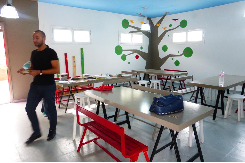 "Change ta Classe!" at Hay Hellal 2 public primary school, Essaïda District, Tunis, 2015