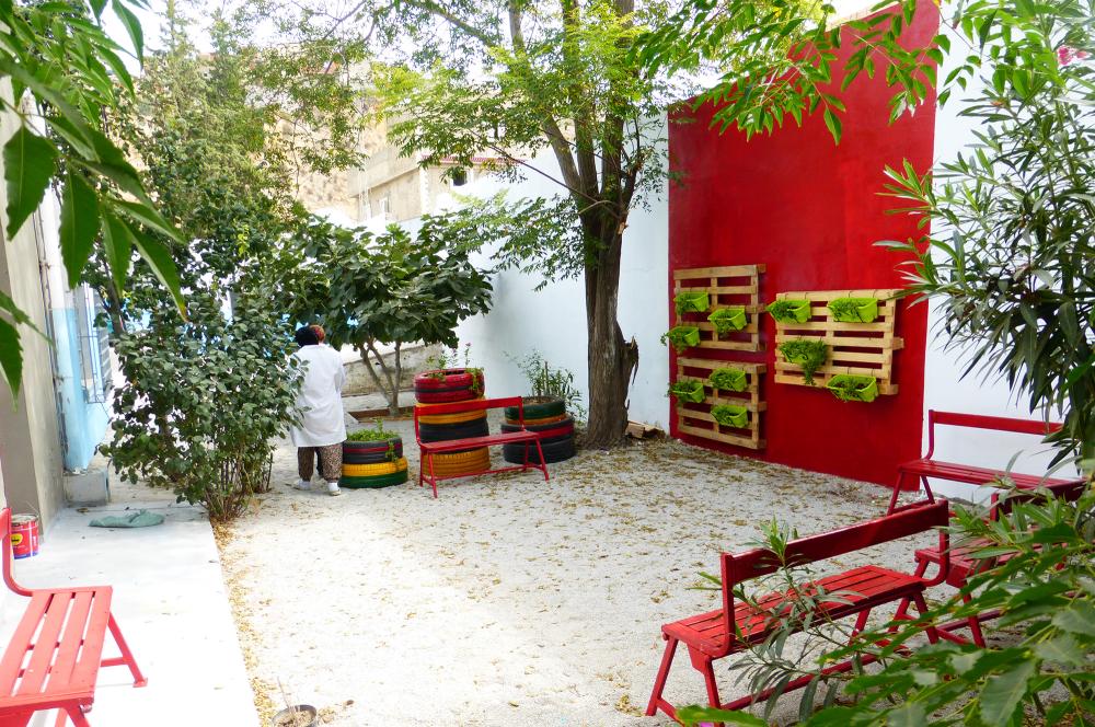 « Change ta Classe ! » à l'école primaire publique Hay Hellel 2, quartier Essaïda, Tunis, 2015