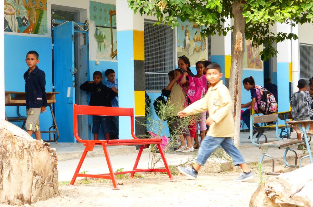 "Change ta Classe!" at Hay Hellal 2 public primary school, Essaïda District, Tunis, 2015