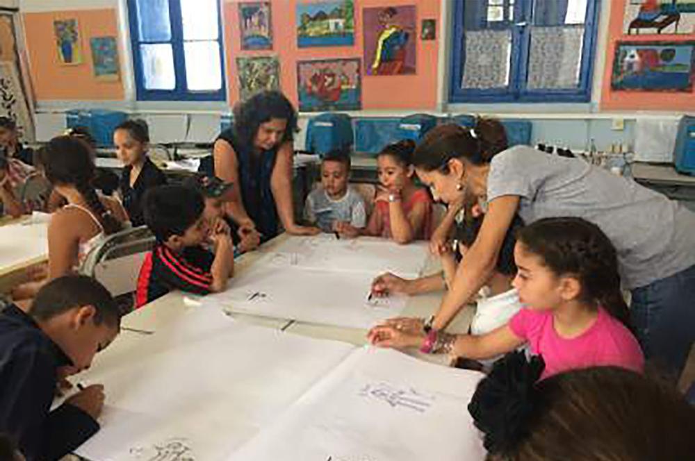 « Change ta Classe ! » à l'école primaire publique Makaal Ezzaïm - médina de Tunis, 2015-2016