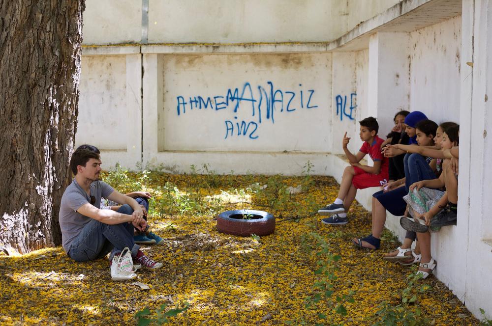 "Change your Class" at Kottab Louzir public primary school - Tunis medina, 2016