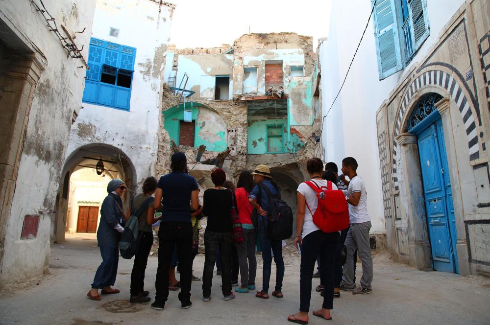 Assistants and volunteers at Dream City 2012, Tunis.