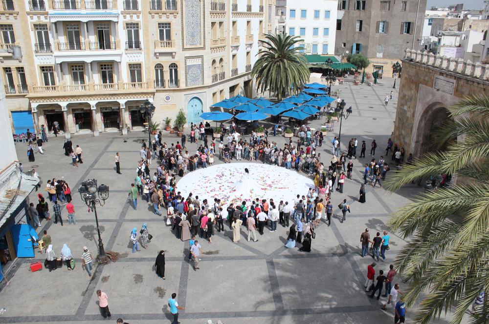 The Wishes Tree by Raeda Saadeh, Diffusion, Dream City 2012, Tunis.