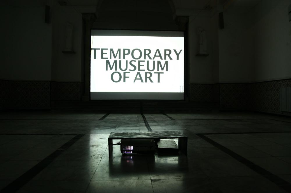 Temporary museum of art -  Stephen Hobbs & Marcus Neustetter - The Trinity Session, Diffusion, Dream City 2012, Tunis.