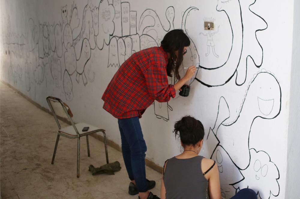 "Change your Classroom" at Bab Souika public primary school - Medina, Tunis 2016-2017